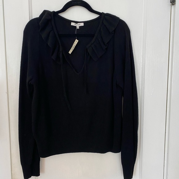 Madewell Ruffle Sweater - Picture 2 of 10